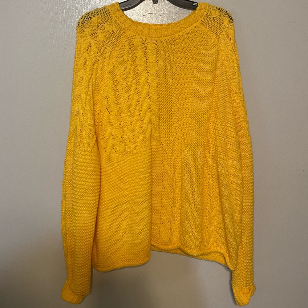Yellow sweater